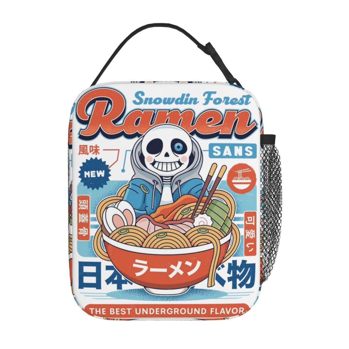 Insulated Lunch Tote Bag Snowdin Forest Ramen Deltarune Product Indie Game Storage Food Box New Arrival Cooler Thermal Bento Box One Size