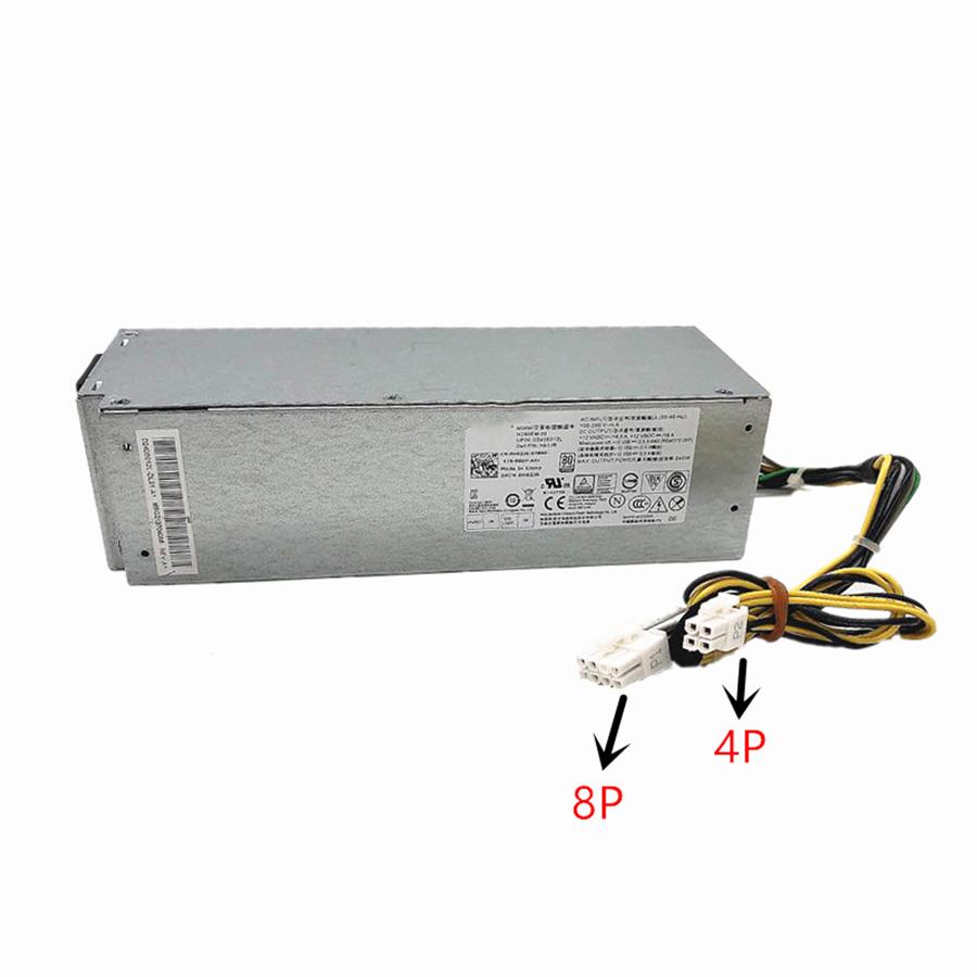 240W Power Supply Unit PSU H240EM-00 For Dell 7040 3650 3040 3046 8Pin