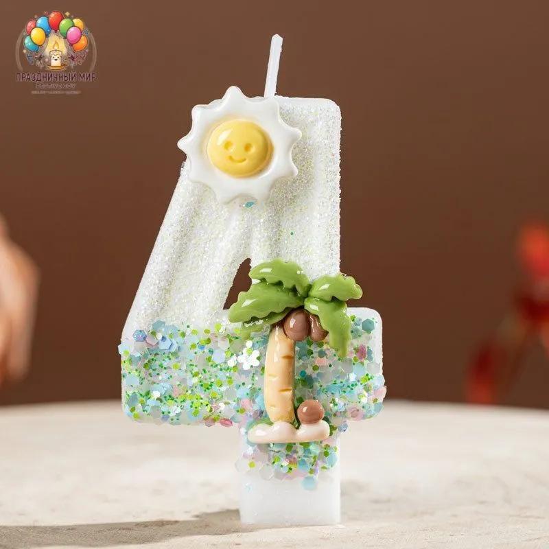 

Number Birthday Candle with Decorative Bow Cake Topper for Children s Party Baking Decoration Reusable Cake Accessory One Size