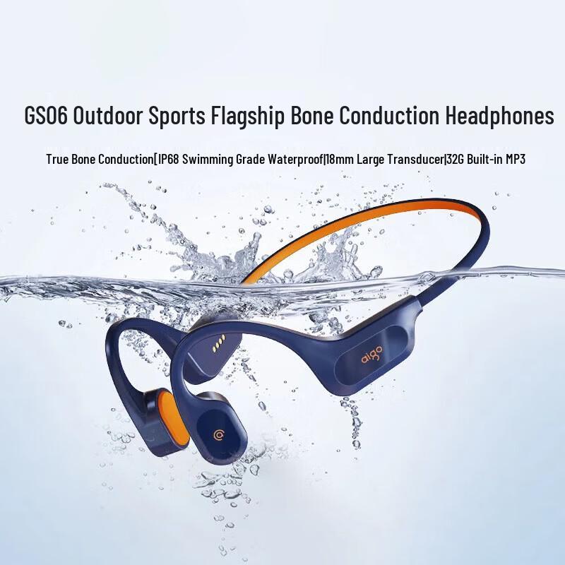 

aigo GS06 Bone Conduction IP68 Bluetooth Sport Earphones