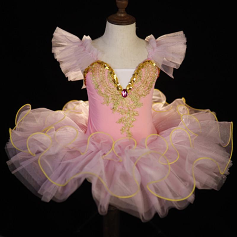 June 1 Children's Ballet Swan Costume - Girls Tulle Princess Dress for Dance