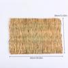 Rabbit Grass Chew Mat Small Animals Hamster Guinea Pig Cage Edible Rabbit Mats for Cages Bird Nests Bunny House Pad for Rabbits