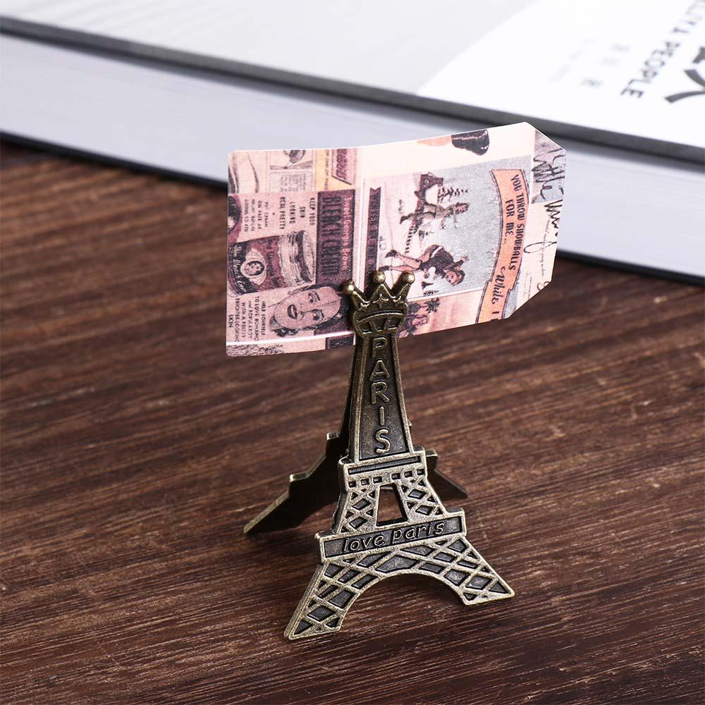 Clip Metal Photo Decoration Retro Style Picture Clip Holder Paper Clip Eiffel Tower Clip Memo Clip