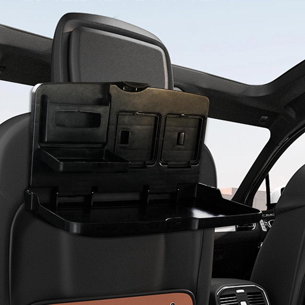 Backseat Tray Table for Cars Kids Toddler Play Toy Rack Foldable Back Seat Cup Holder for Camping Road Trip Business Commute
