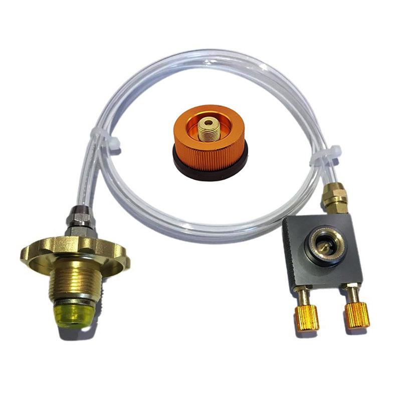 Outdoor Camping Intercharging Adapter Air Tank Converter Head Inflatable Connector Outdoor Supplies Pressure Relief Valve