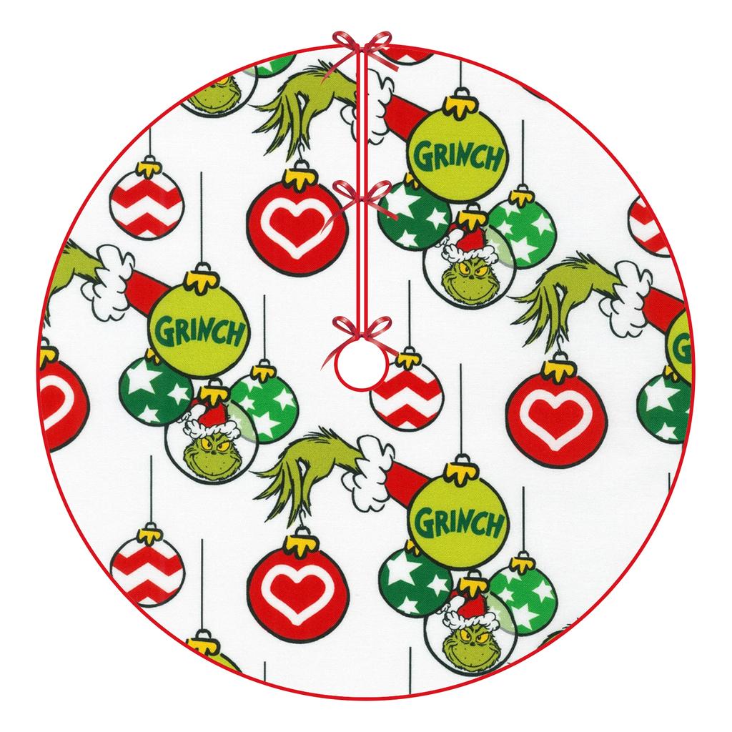 Christmas Tree Crafts Decoration Bottom Tree Skirt Tree Circumference Cartoon Print