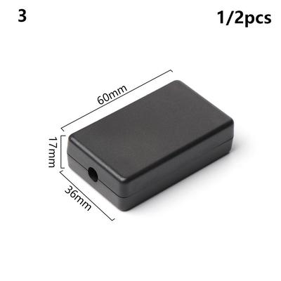 1/2 pièces 5 tailles Bricolage Boîtier d'instrument en plastique ABS Boîte de projet électronique Boîtiers Couvercle étanche Projet