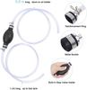 Pompe manuelle siphon - AIMOONSA - 10 mm - Tuyaux 1,2 m & 0,8 m - Sphère caoutchouc - Tuyau PVC flexible