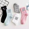 5Pairs Low Cut Kawaii Shallow Socks Breathable Bow Boat Socks Fashion Design Short Tube Socks  Warm