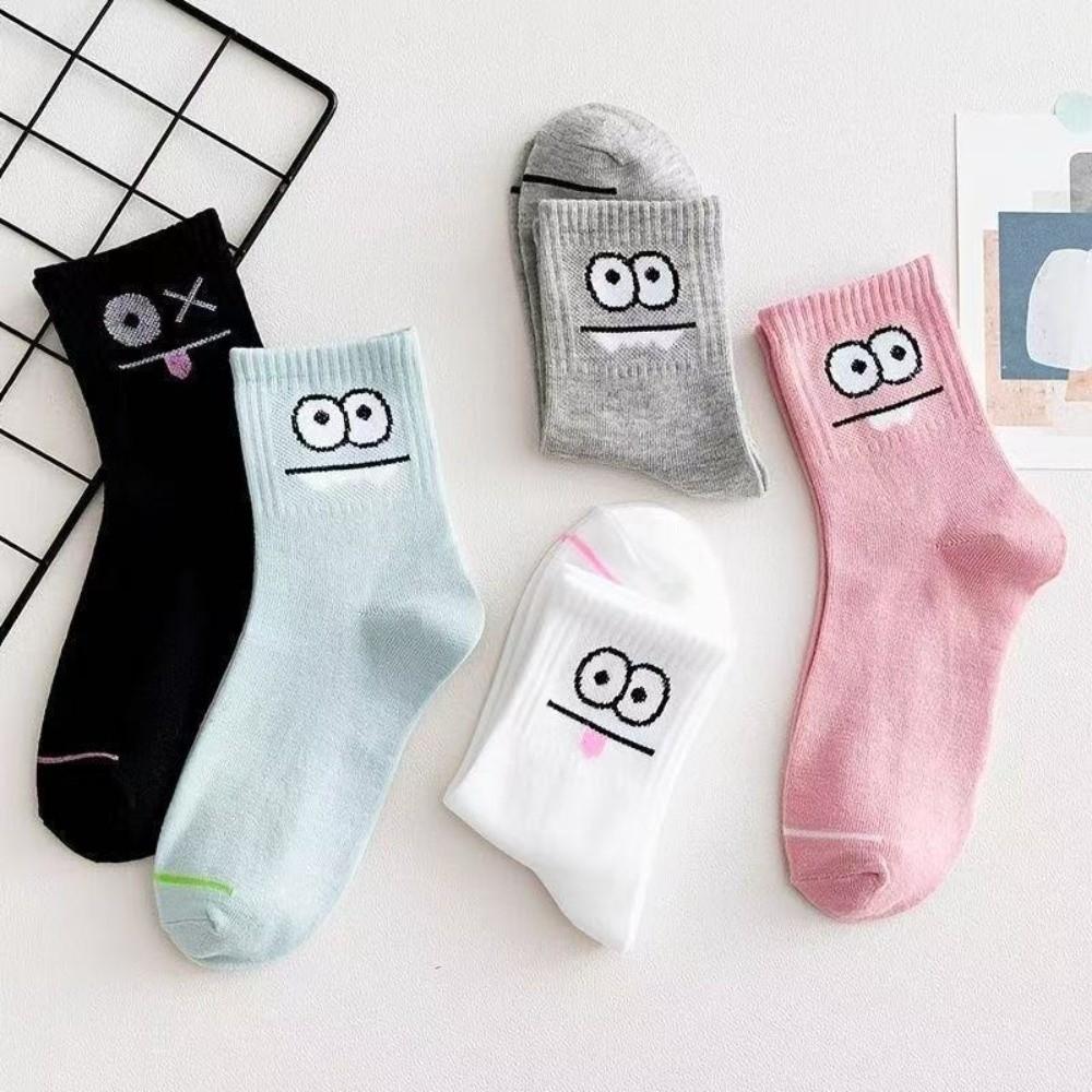 5Pairs Low Cut Kawaii Shallow Socks Breathable Bow Boat Socks Fashion Design Short Tube Socks  Warm