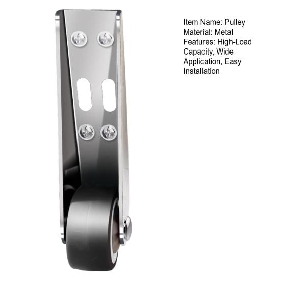 1/4Pcs Bedroom Door Sinking Repair Pulley Multifunctional Low Profile Fixed Casters High Stability