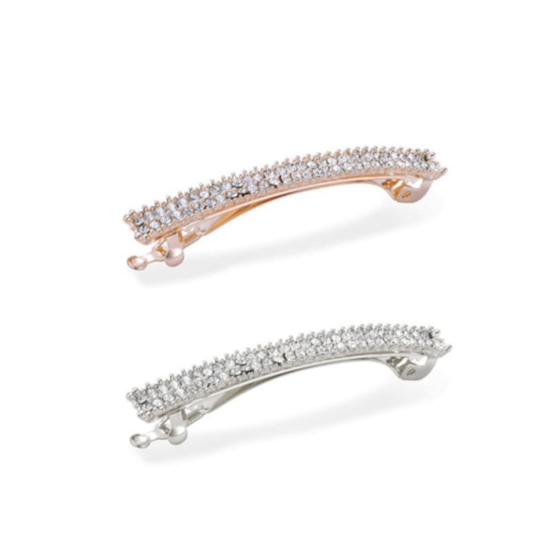 

ELLEHAIR Cubic Decoration Hairpin ELHP021 white gold