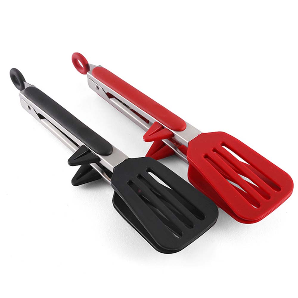 Salad Restaurant Buffet Serving Utensil Kitchen Tongs Bread Clip BBQ Grill Tongs Food Folder