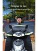 Men's Windproof & Waterproof Electric Motorcycle Winter Windshield with Sun Protection & Plush Lining