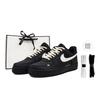 Air Force 1 Slip Resistant Abrasion Resistant Low Top Skateboard Shoes Unisex Black White CW2288-001(Team91- S02)