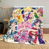 Japanese anime cute cartoon theme Sailor Moon Tsukino Usagi blanket suitable for home beds, sofa covers, office nap, outdoor warm blankets O10
