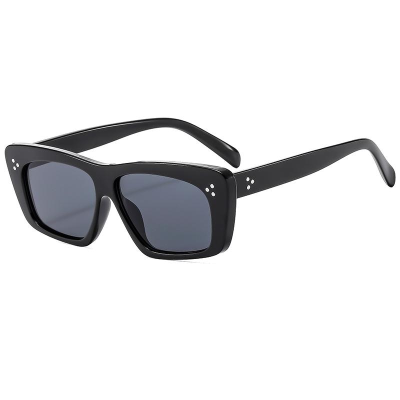 Sunglasses Men'S Uv Protection Glasses Retro Square Pink Sunglasses Women