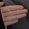 Bling Glitter Simple Thin Dainty Rose Gold Color 925 Sterling Silver Adjustable Bracelet For Women Luxury Jewelry Korean Dainty
