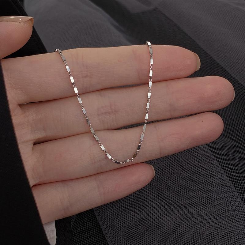 Bling Glitter Simple Thin Dainty Rose Gold Color 925 Sterling Silver Adjustable Bracelet For Women Luxury Jewelry Korean Dainty