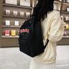New Backpack Women Korean Style Minimalist College High School Couple Backpack Japanese Nylon Junior Backpack