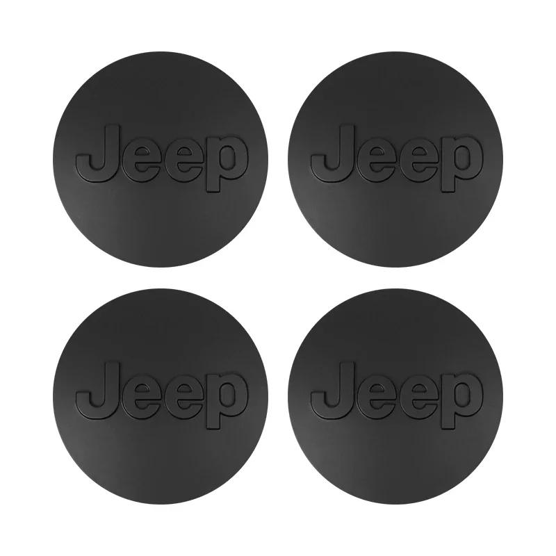 Pro Jeep Pro Jeep Grand Cherokee Wrangler JK Gladiator Compass Renegade Patriot 4ks Středový emblém logo náboje kola auta Příslušenství