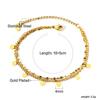 Stainless Steel Bracelet Metal Thick Chain 18K Gold Plated Bracelet Jewelry