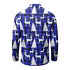 Men's Golf Shirt Long Sleeve Casual Christmas Print Quick-Dry Mesh Top