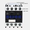 AC Contactor Copper Coil 3P Normally Open Silver Contact Circuit Switch Controller AC 380V 25A