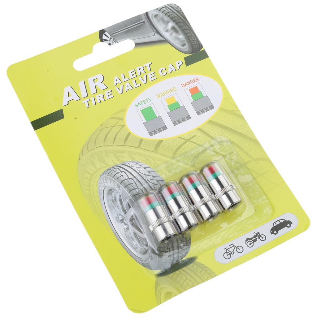 Car Enhancing Safety Tire Pressure Checkers Caps Gauge Indicator Alerts Valves Detection with Digital Readout Leakproof