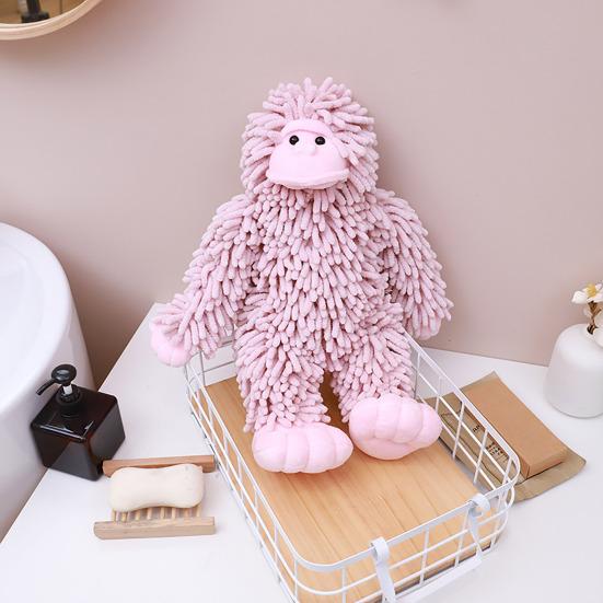 Microfiber Hand Towel Soft Instant Water Absorption Towel with Lanyard Hanging Towel for Hands Countertop Mirrors Cars Furniture