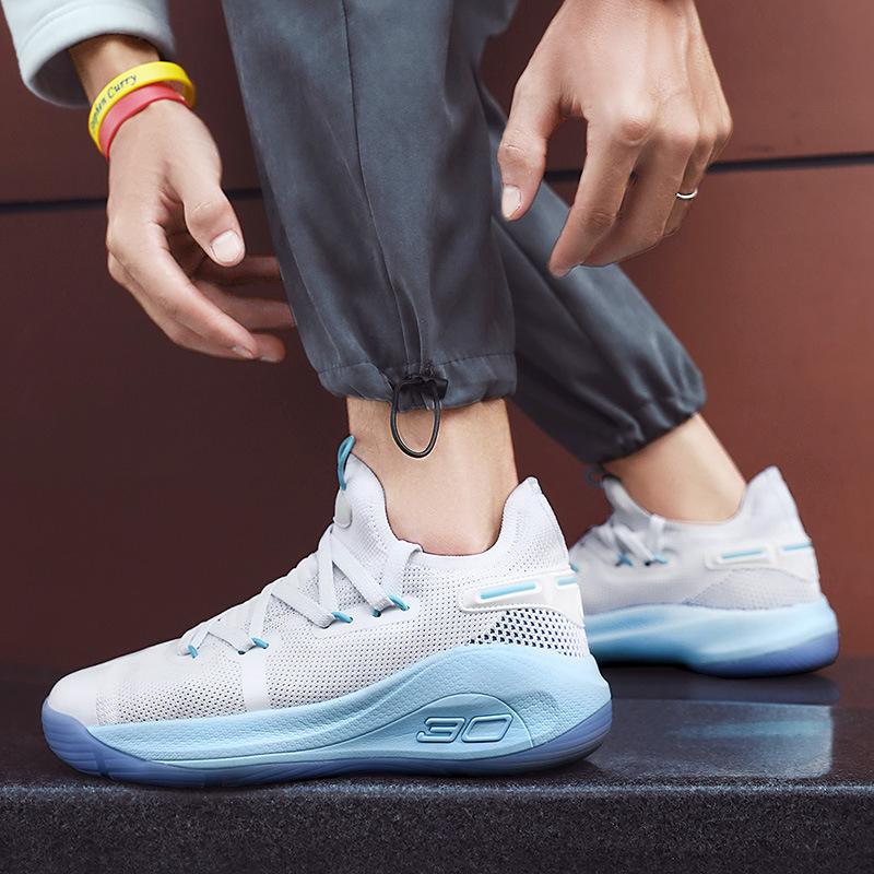 

Новая мужская спортивная обувь, модная сетчатая дышащая спортивная повседневная баскетбольная обувь 45