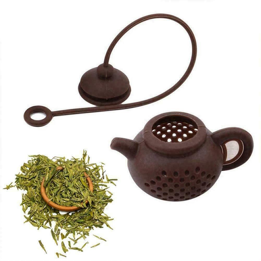 Teapot-Shape Tea Infuser Strainer Silicone Tea Bag Leaf Filter Diffuser Portable Teapot-Shape Tea Infuser Strainer Silicone Tea Bag Leaf Filter Diffuser Portable