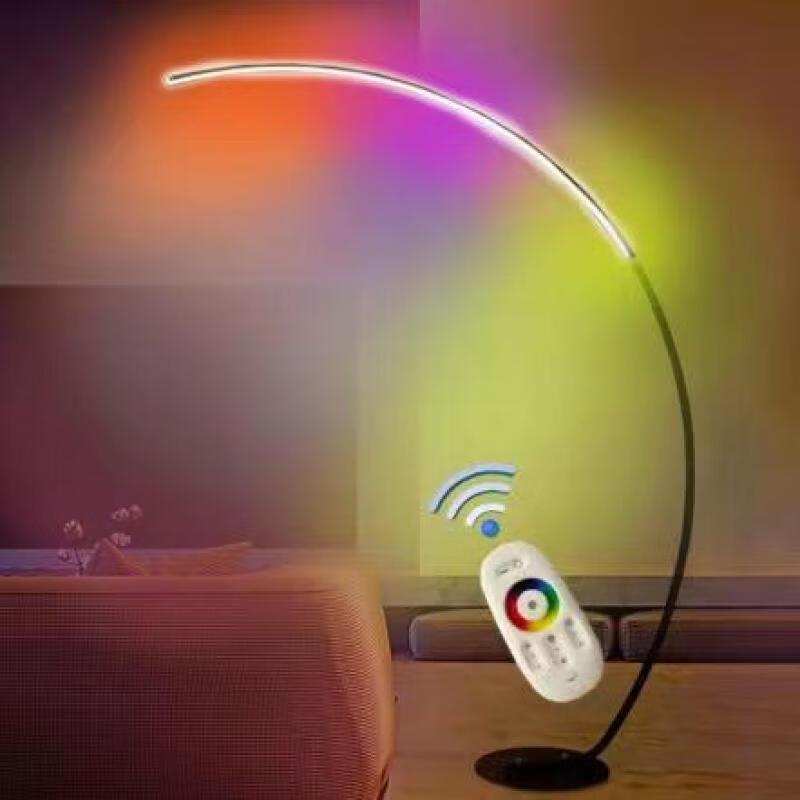 OEING Modern Nordic RGB LED Fishing Floor Lamp