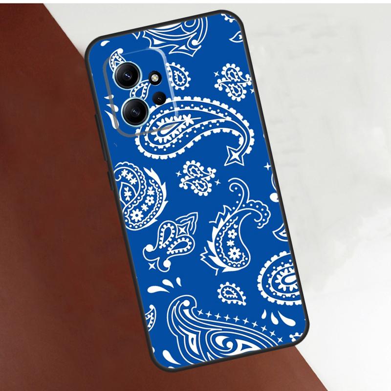 

Black Bandana Paisley Case For Xiaomi Redmi Note 14 10 11 12 13 15 Pro Plus Cover For Redmi 15 14C 12C 10C 13C 15C Redmi Note 10 4G