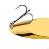 5 Pieces Fishing Spoons Lures Bass Baits Vertical with Hooks Freshwater Jigging