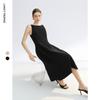 Elegant Off-Shoulder Sleeveless Midi Dress