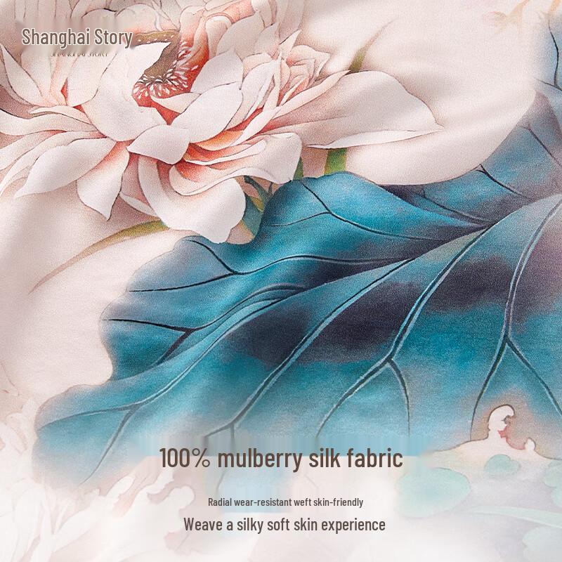 Shanghai Story 14 Momme Silk Scarf Gift Box