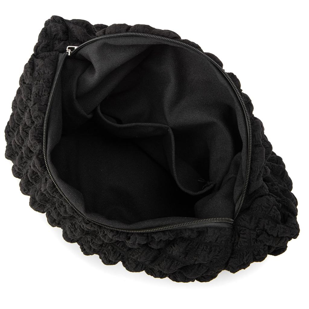 [Bagging] Kobe Liberal Adjustable Popcorn Bag, Waffle Design, Women's, Crossbody Shoulder Bag, A4 Size, Korean Style, CK2505 (Yellow)