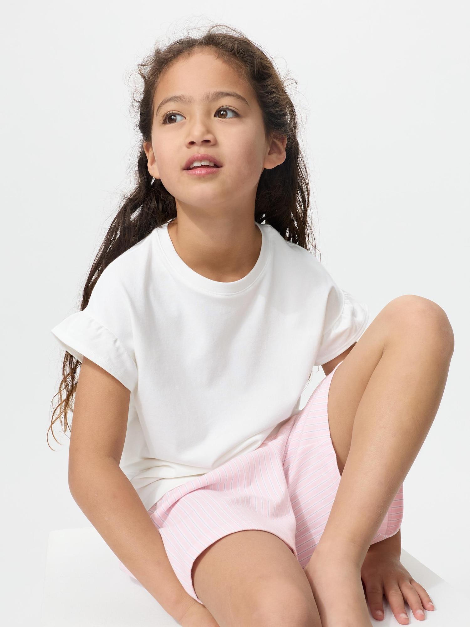 

Uniqlo Япония Девочки Хлопковый комплект Air Rhythm 11 PINK/110