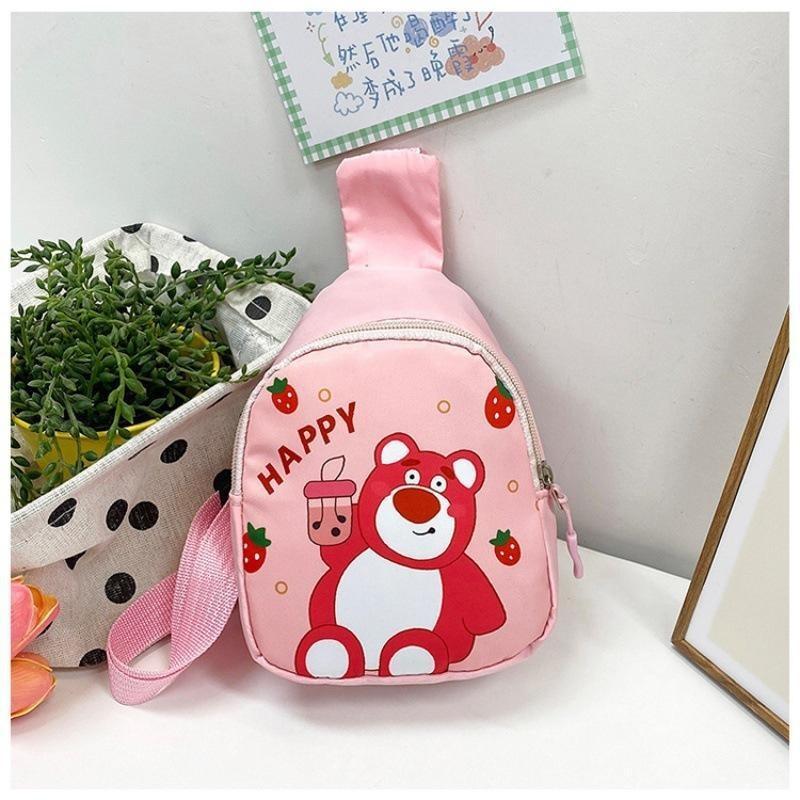 

Очаровательная детская сумка с мультяшным узором и милыми животными для мальчиков и девочек Pink Strawberry