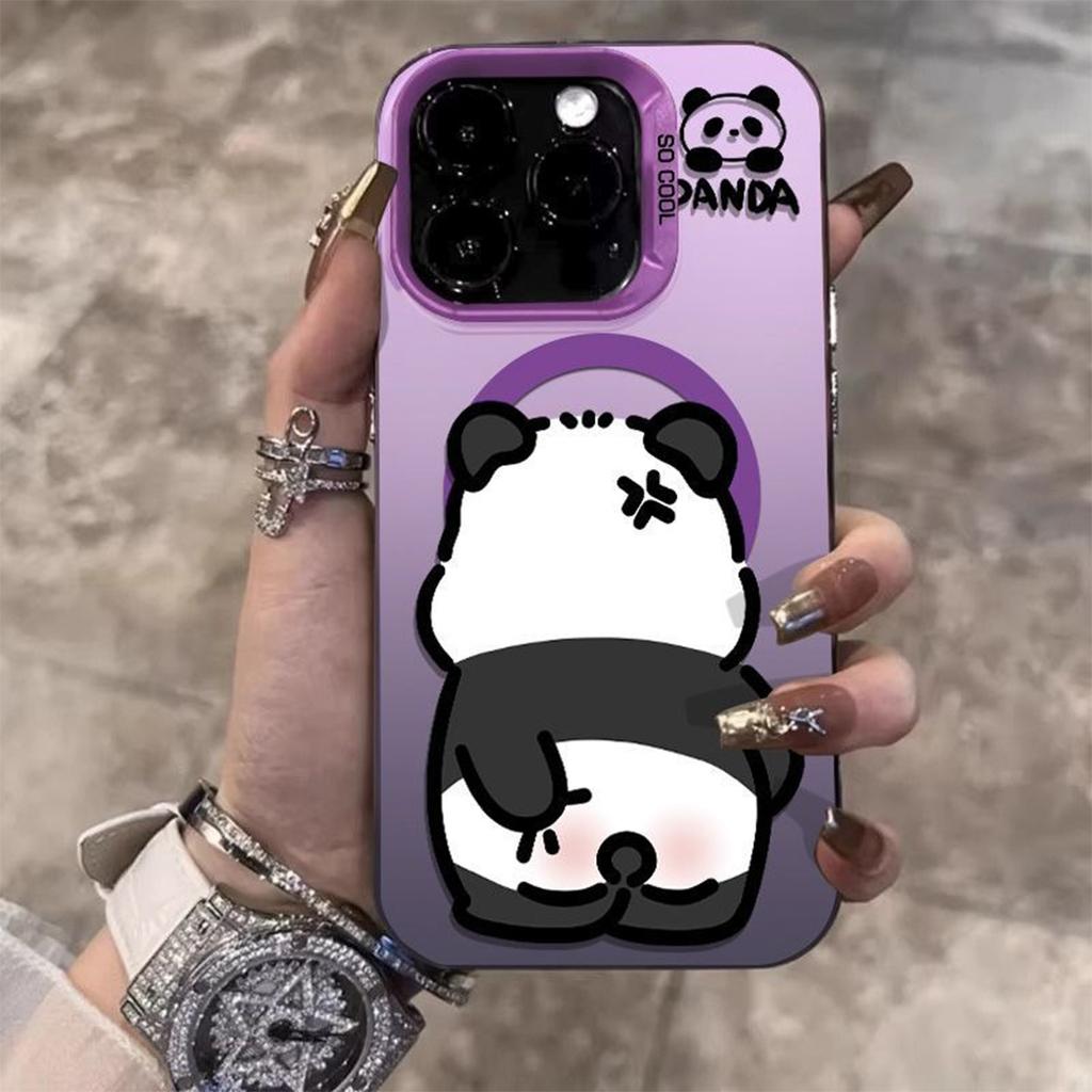 Colorful Silver IMDmagsafe Magnetic Head Phone Case Accessories for IPhone17 Cartoon Cute Simple Fashion Style