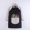 Kids' Waterproof Painting Smock with Long Sleeves and Custom Logo