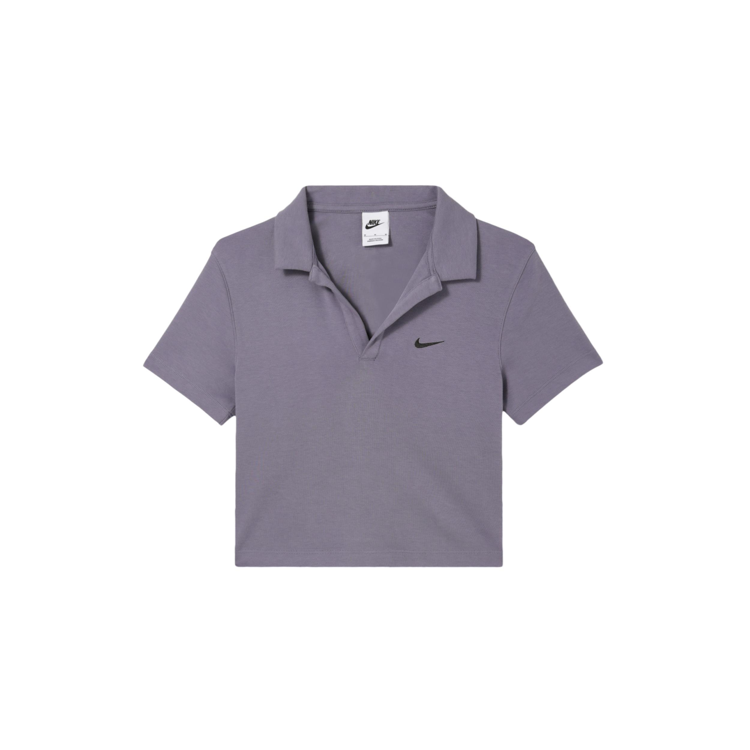 

Новая женская рубашка-поло Nike Sportswear Essentials Series фиолетовая DV7885-509 S