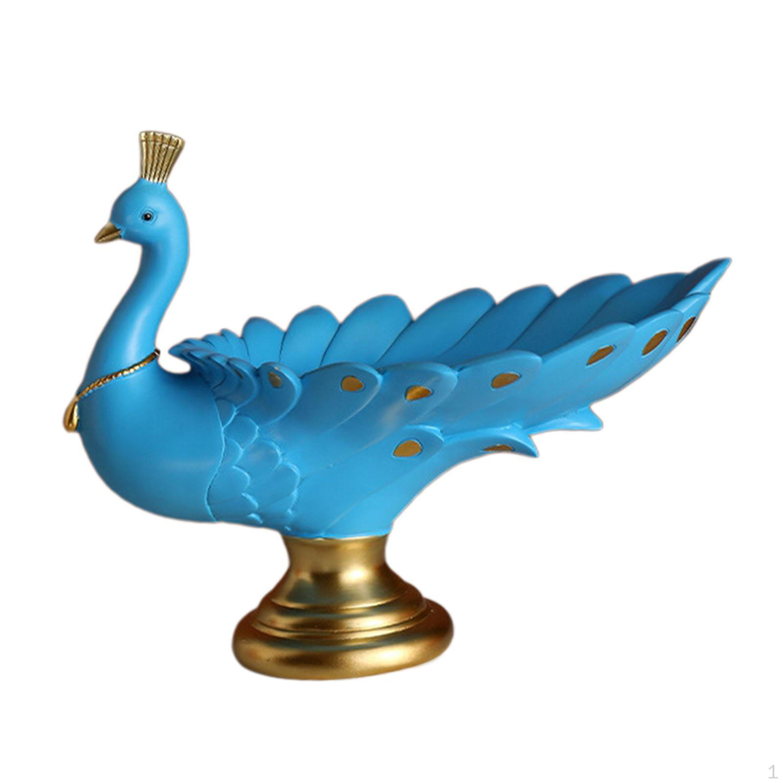 

Chic Bird Sculpture, Organizer, Animal, Statue for Gift Desk Trinkets Modern Decor