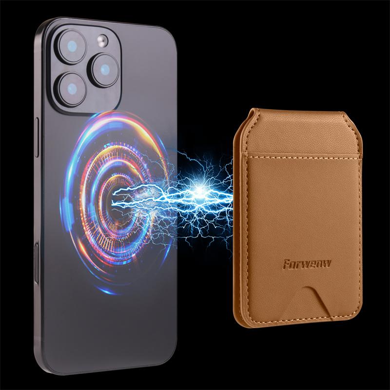 Synthetic Leather phone card holder bag,accommodate credit cards, ID cards, cash wallet card clips.phone accessory perfect gift