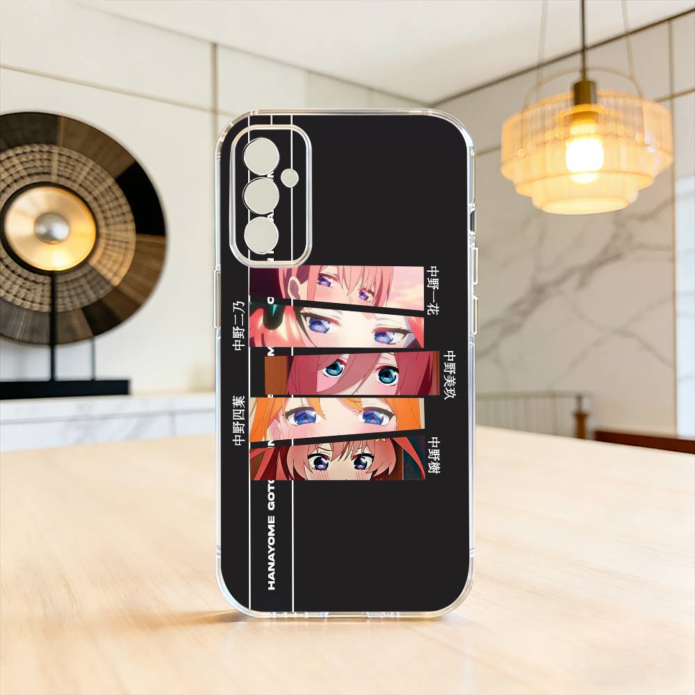 The Quintessential Quintuplets Miku Nakano Phone Case Transparent Silicone Soft For SamsungA10,12,20,21S,30,31,40,50,51,52,70,71