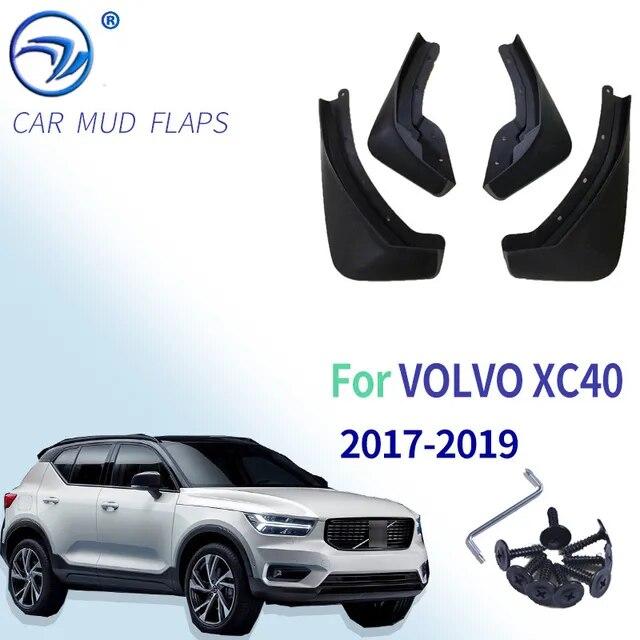 Set clapete de noroi auto pentru Volvo C30 S40 S60 S80 XC40 XC60 XC90 V40 V60 Apărătoare de noroi Apărătoare de noroi Apărătoare de noroi stil pentru aripi 2018