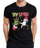 Six Seven Grinch Italian Brain Red 6 7 Hand Sign Christmas Meme Unisexs Tshirt