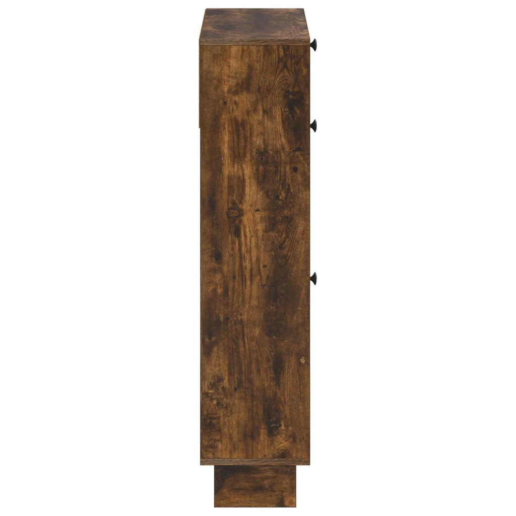 Shoe Cabinet EDE 78 x 24 x 103 cm Engineered Wood Smoked Oak
