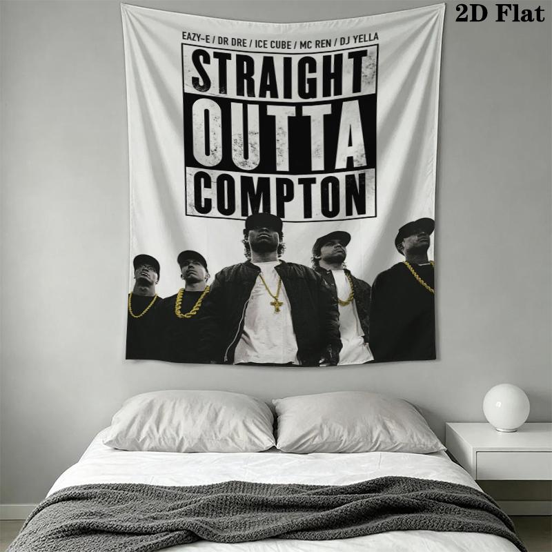 Tang Clan Wall Tapestry Aesthetic Wall Hanging Printed Fabric Blanket Decorative Tapestries for Bedroom Living Room Home Decor